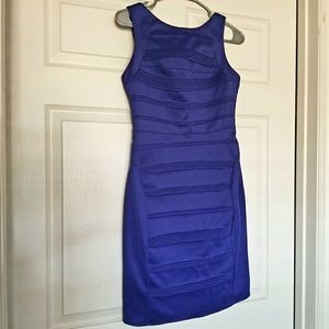 Royal blue dress